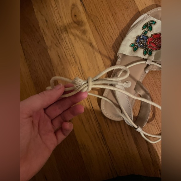 Topshop Halle Embroidered Sandals - Picture 5 of 7